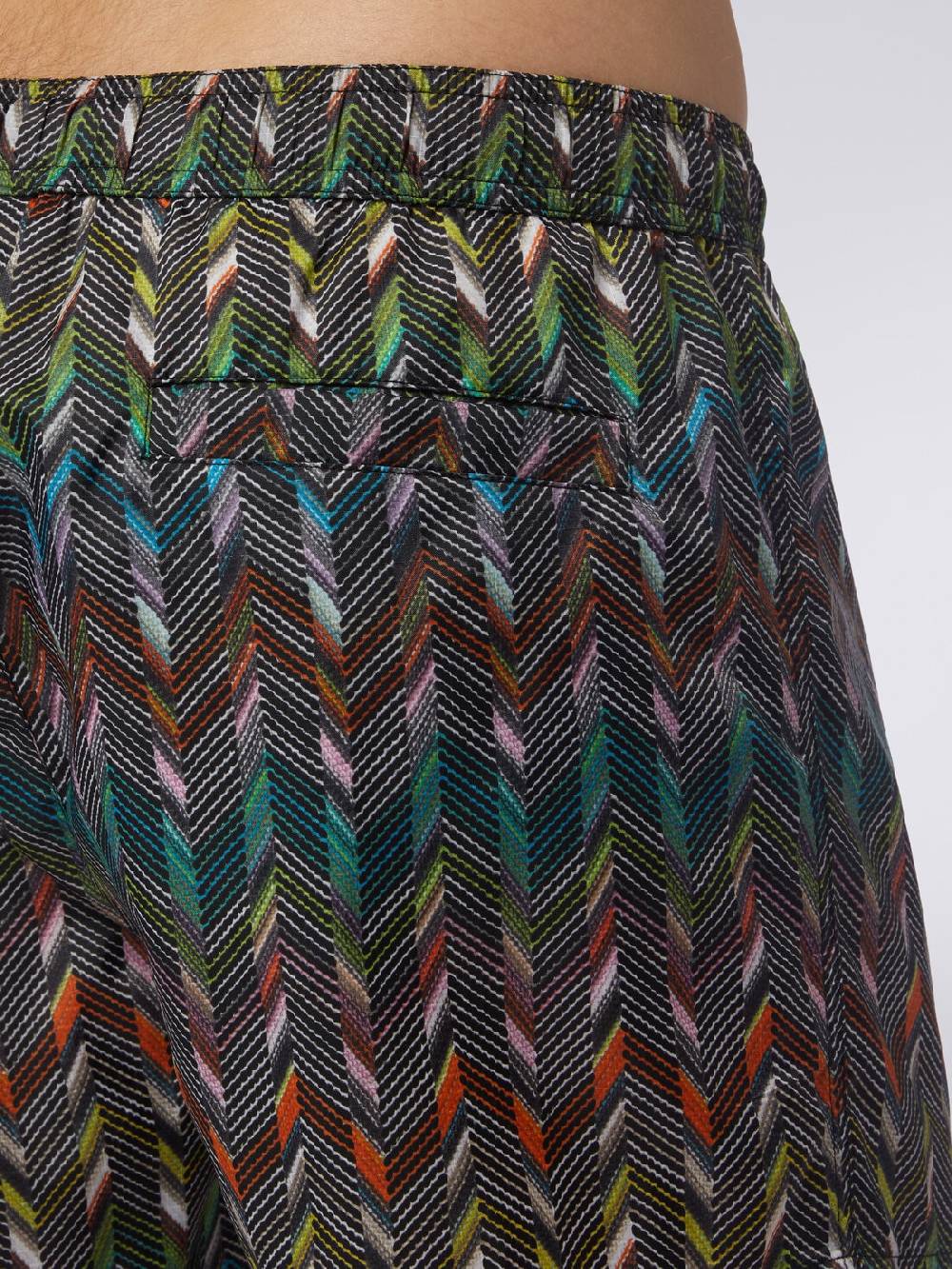 Missoni Boxer mare in nylon stampato con logo In Saldo