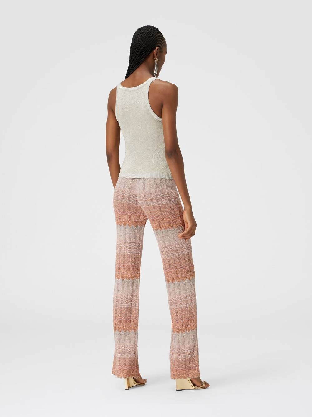 Missoni Canottiera in viscosa effetto glitter Sconto di tempo limitato