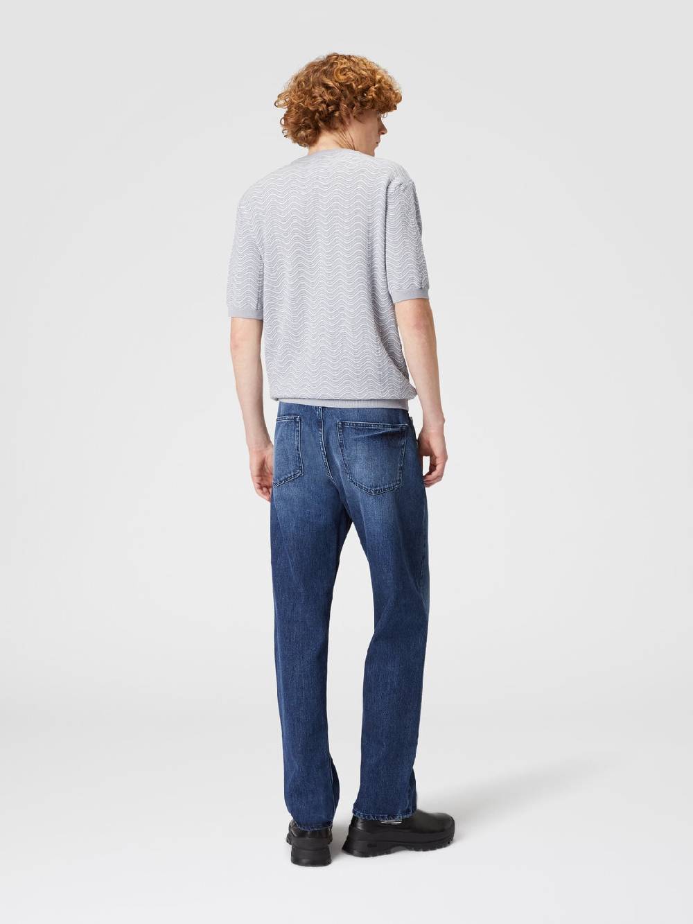 Missoni Cinque tasche in denim con inserto in maglia motivo Venezia Offerta speciale