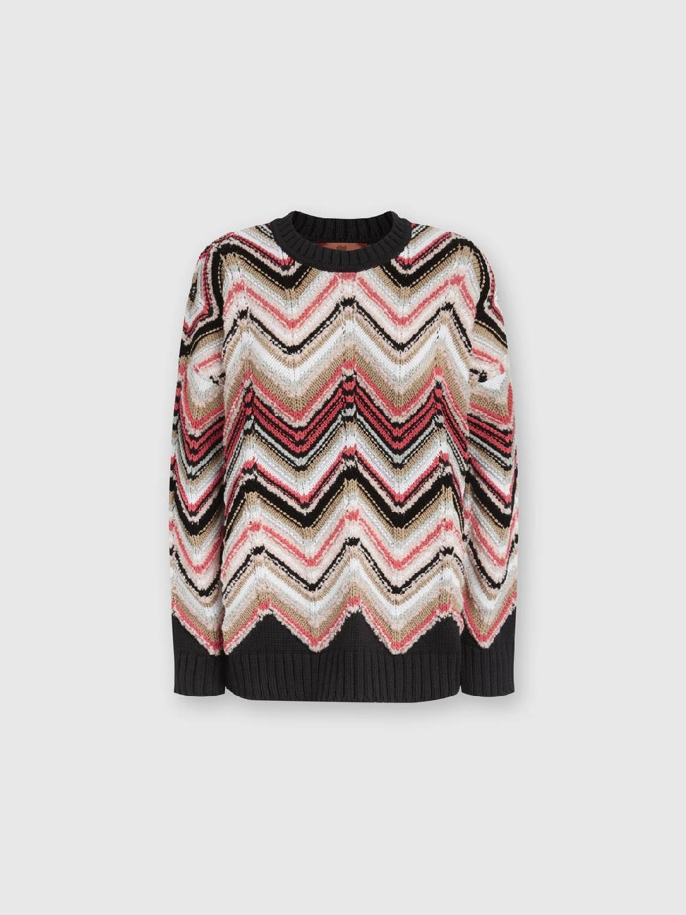 Missoni Pullover girocollo in misto lana zig zag Flash Sale