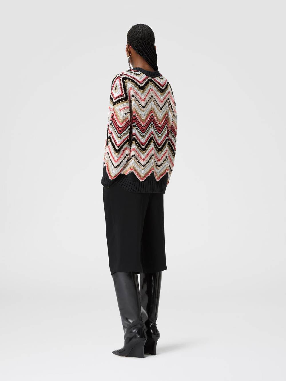 Missoni Pullover girocollo in misto lana zig zag Flash Sale