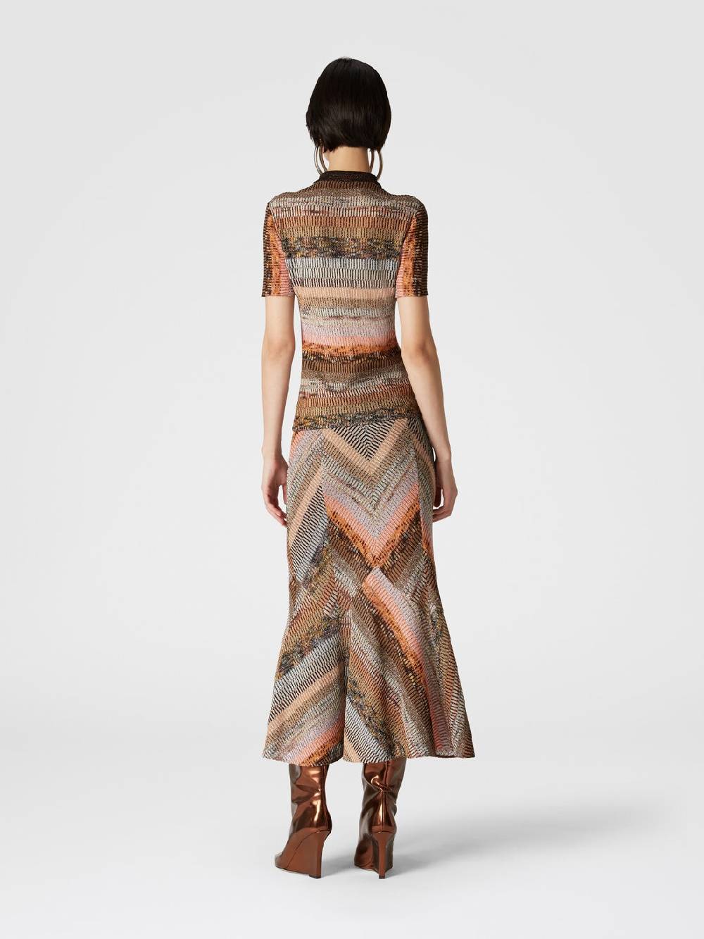 Missoni Polo in maglia lamé a maniche corte Fornitura limitata