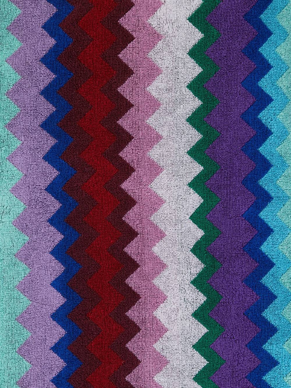 Missoni Accappatoio lungo con cappuccio Chantal in spugna di cotone chevron Vendite stagionali