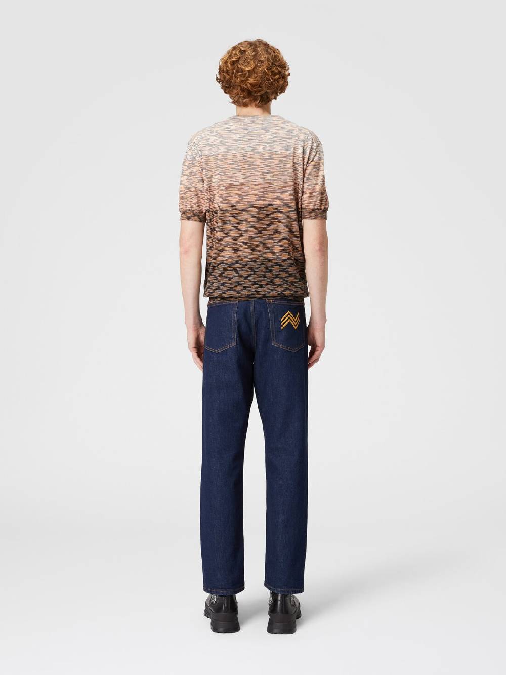 Missoni T-shirt in maglia fiammata di cotone Black Friday