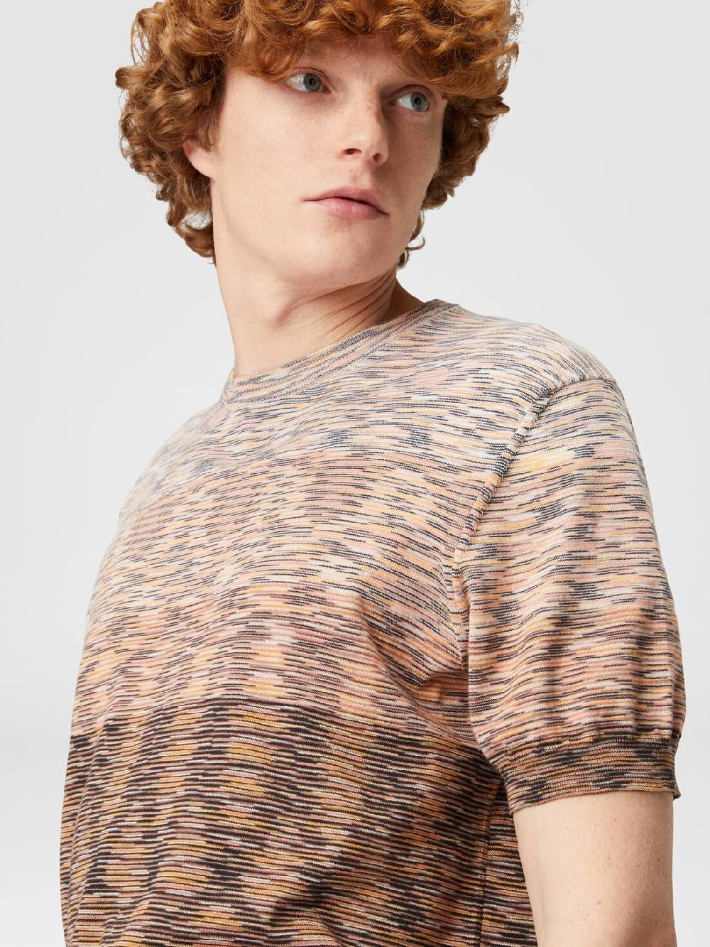 Missoni T-shirt in maglia fiammata di cotone Black Friday