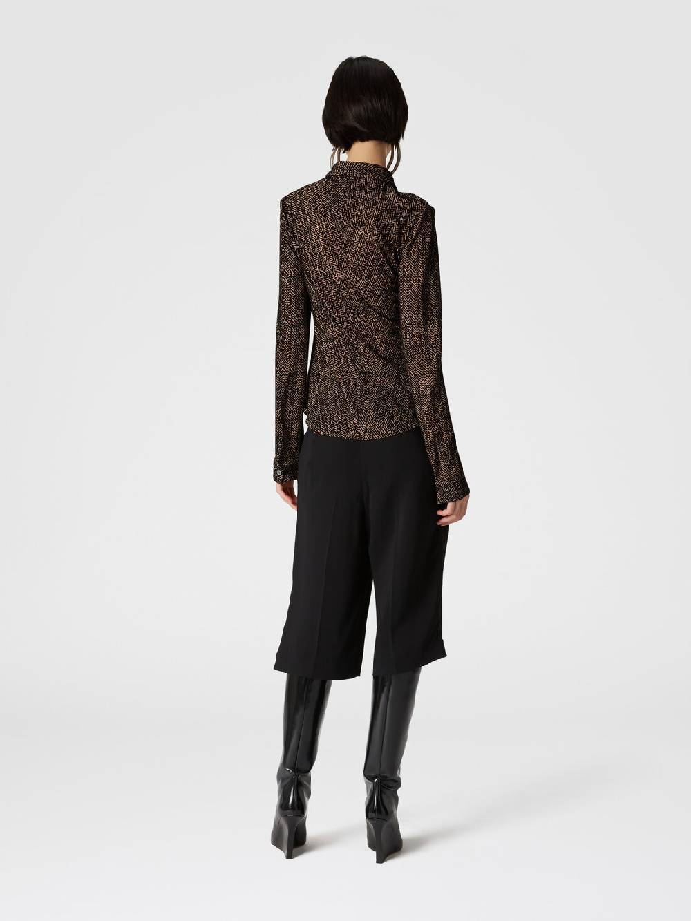 Missoni Camicia in tulle zig zag con arricciatura Offerta per la Festa della Mamma