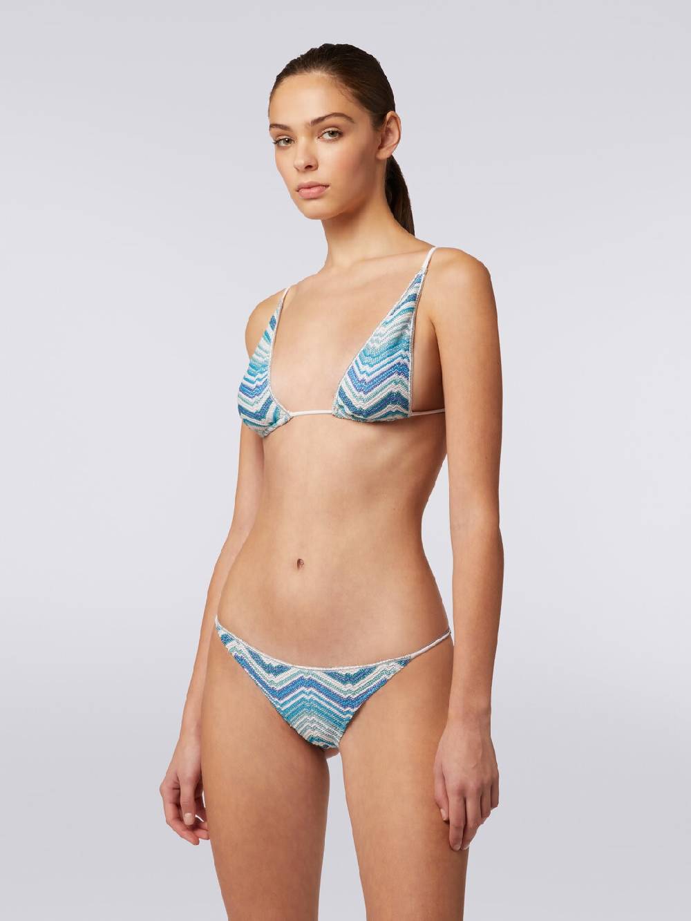 Missoni Bikini in misto viscosa chevron con lurex Vendita calda