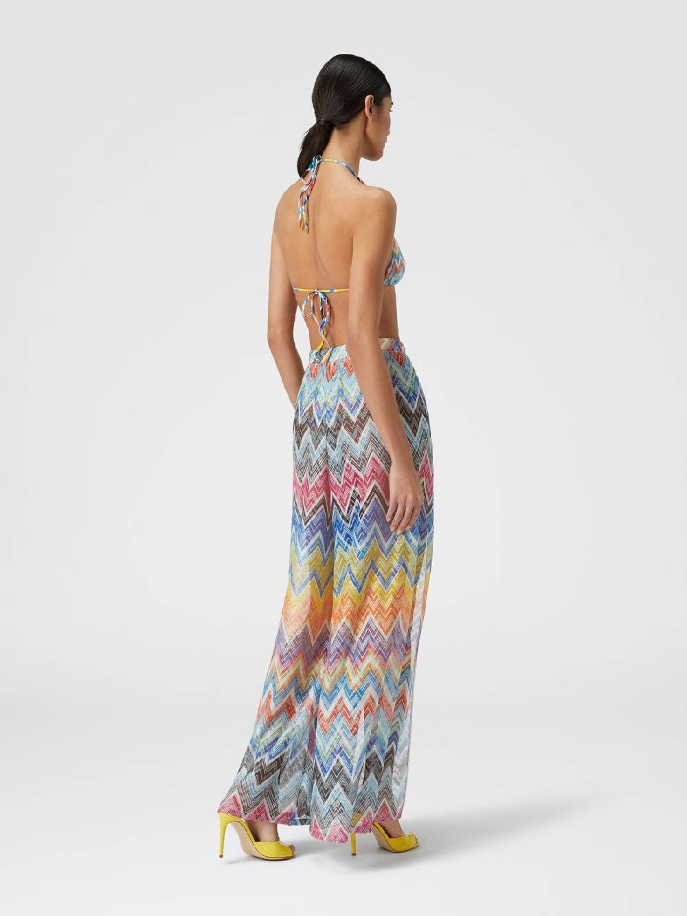 Missoni Pantapalazzo con stampa zig zag e lurex Offerta migliore