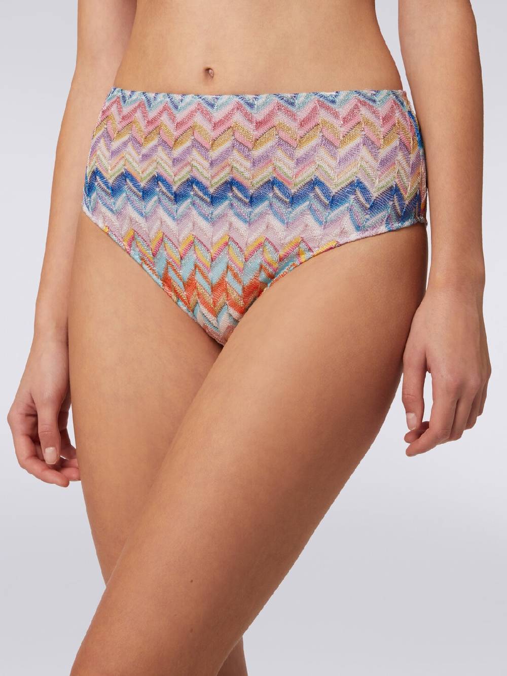 Missoni Bikini in viscosa e lurex con top torchon e slip alto Nuovi prodotti