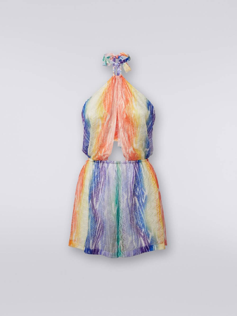 Missoni Tuta copricostume corta stampa tie-dye Liquidazione