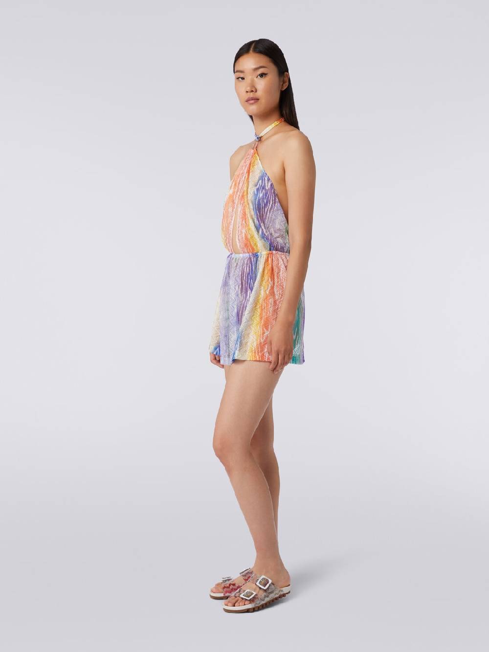 Missoni Tuta copricostume corta stampa tie-dye Liquidazione
