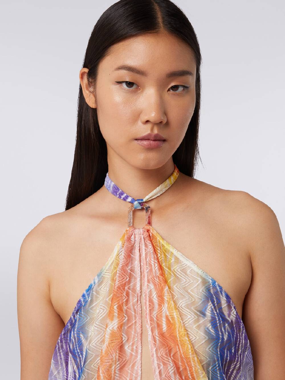 Missoni Tuta copricostume corta stampa tie-dye Liquidazione