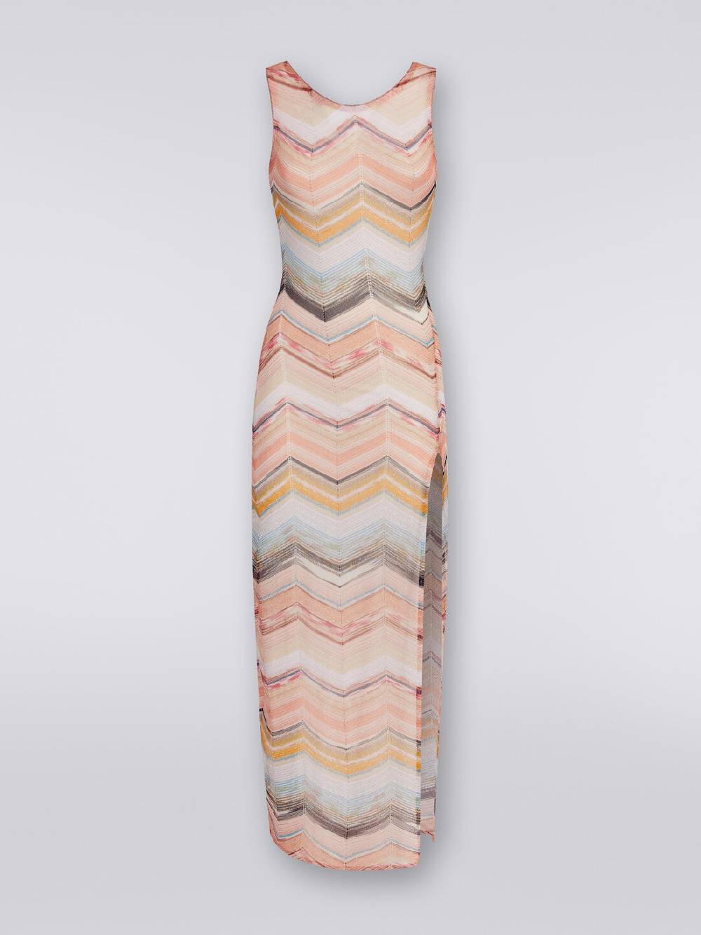 Missoni Abito copricostume lungo motivo chevron con lurex Offerte speciali
