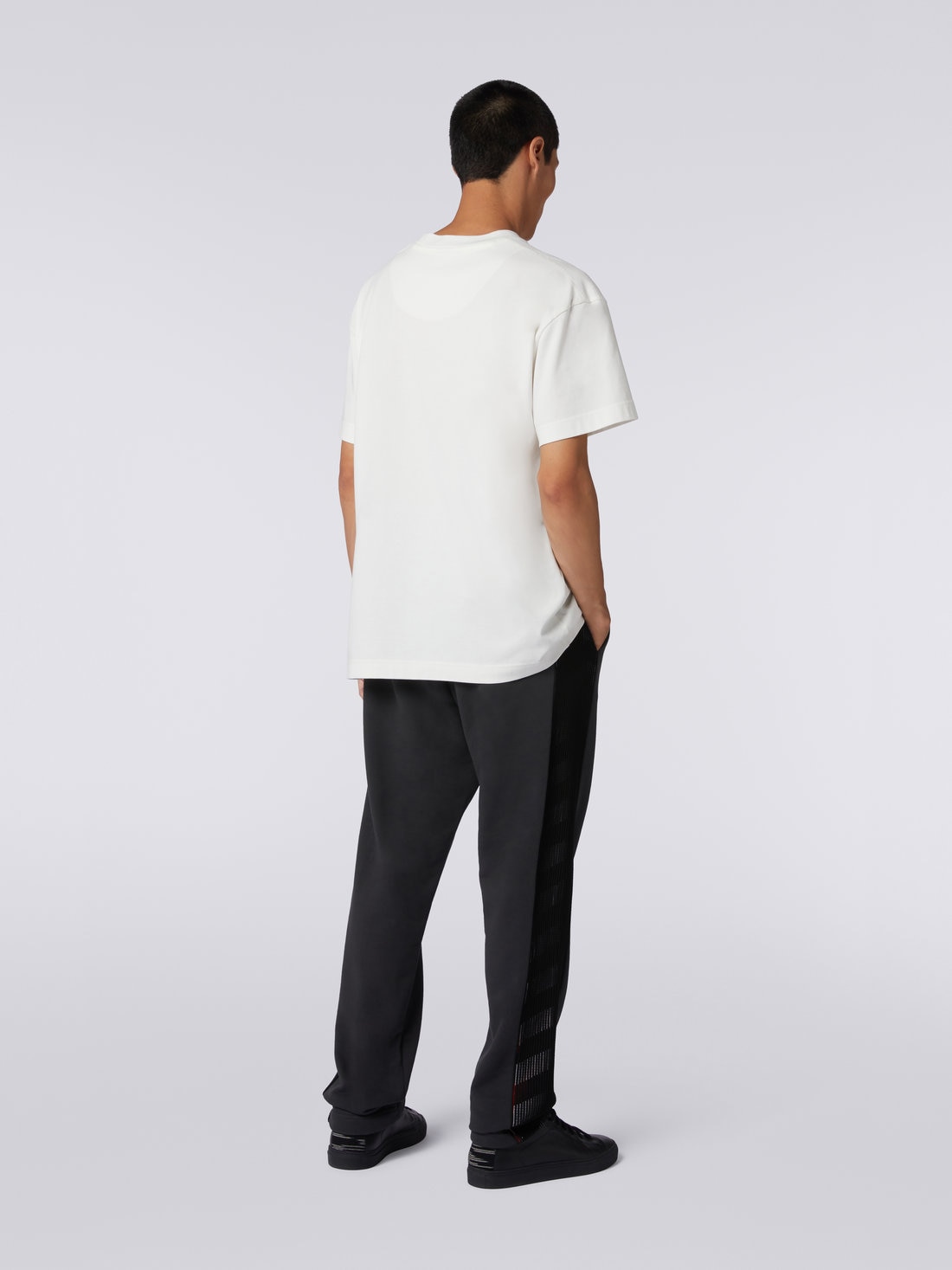 Missoni Pantaloni sportivi in cotone con inserto in maglia in collaborazione con Mike Maignan Super Saving Price