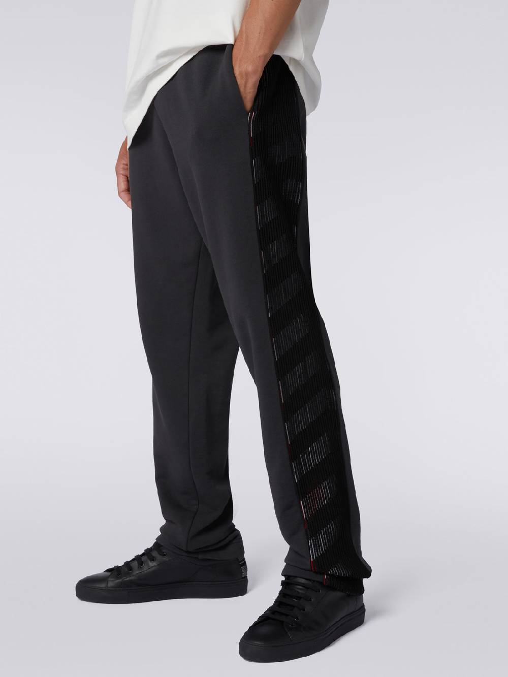 Missoni Pantaloni sportivi in cotone con inserto in maglia in collaborazione con Mike Maignan Super Saving Price