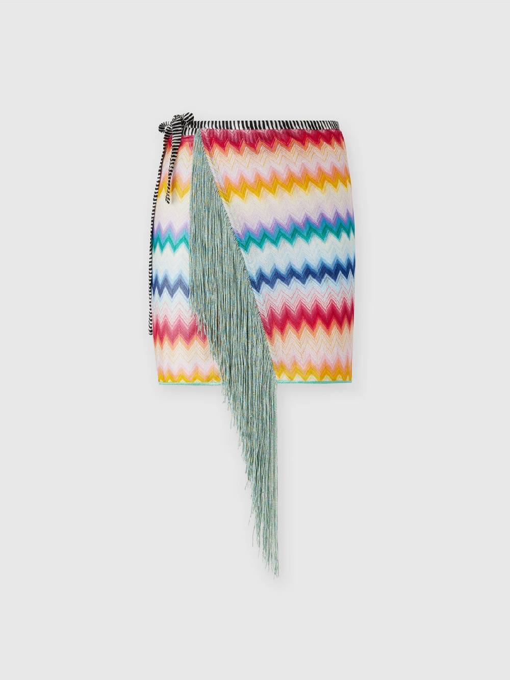 Missoni Pareo in viscosa chevron con lurex Ritorno libero