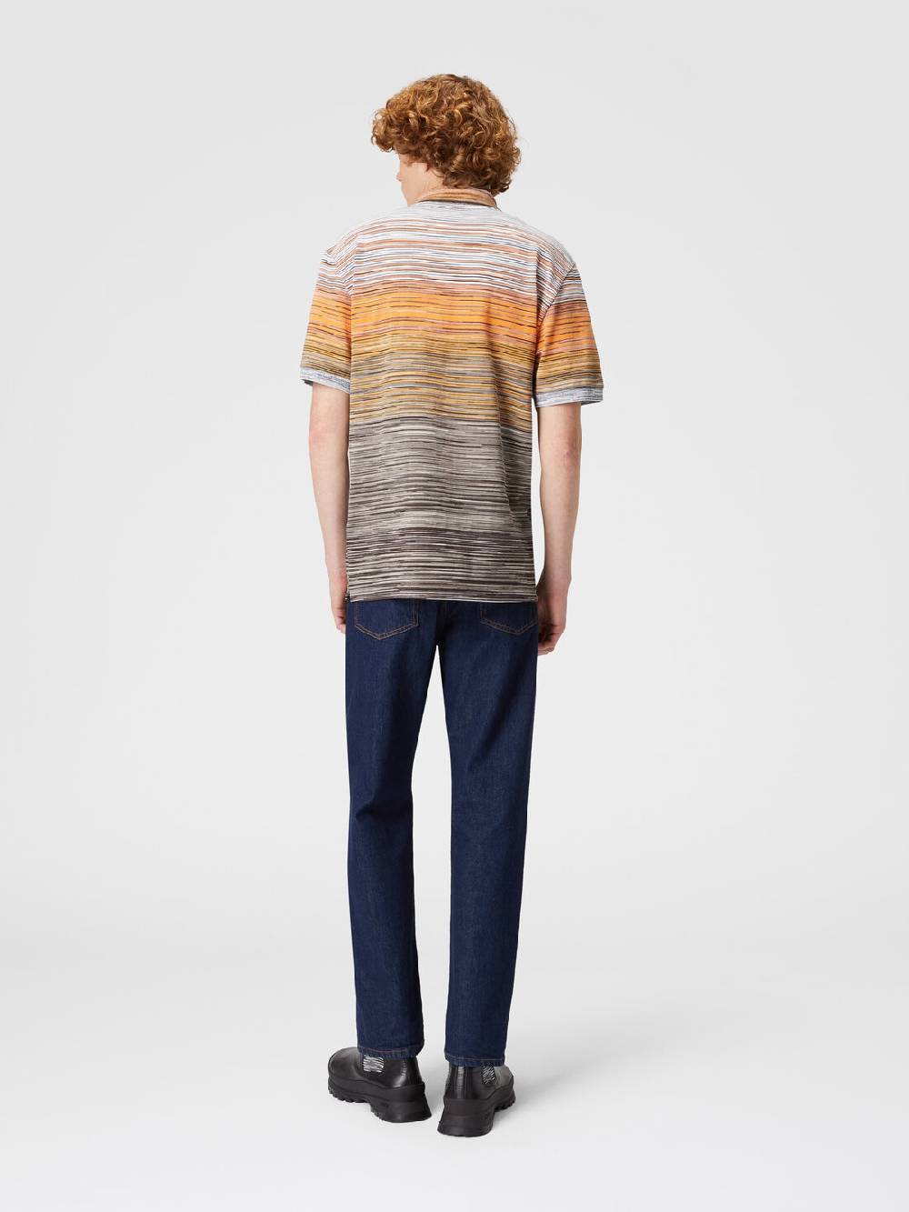 Missoni Polo in piquet di cotone fiammato Ultimi due giorni