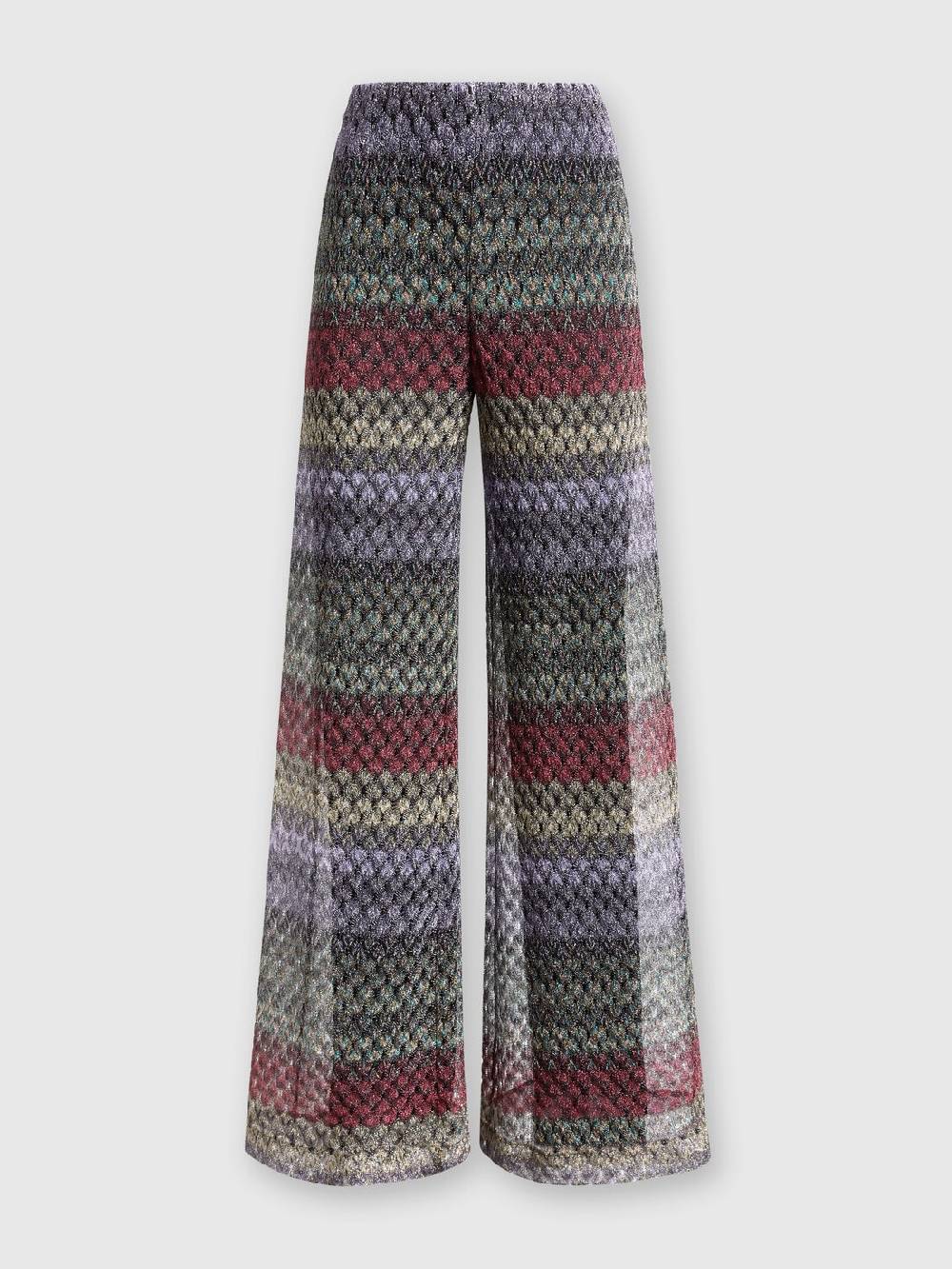 Missoni Pantapalazzo con motivo pizzo lamé Promozione temporanea