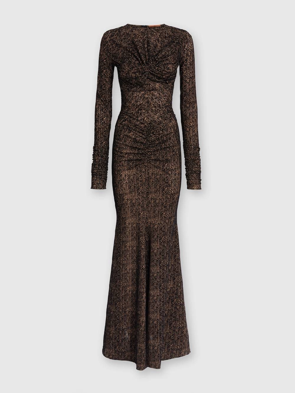 Missoni Abito lungo in tulle con arricciature Fino al 50% di sconto
