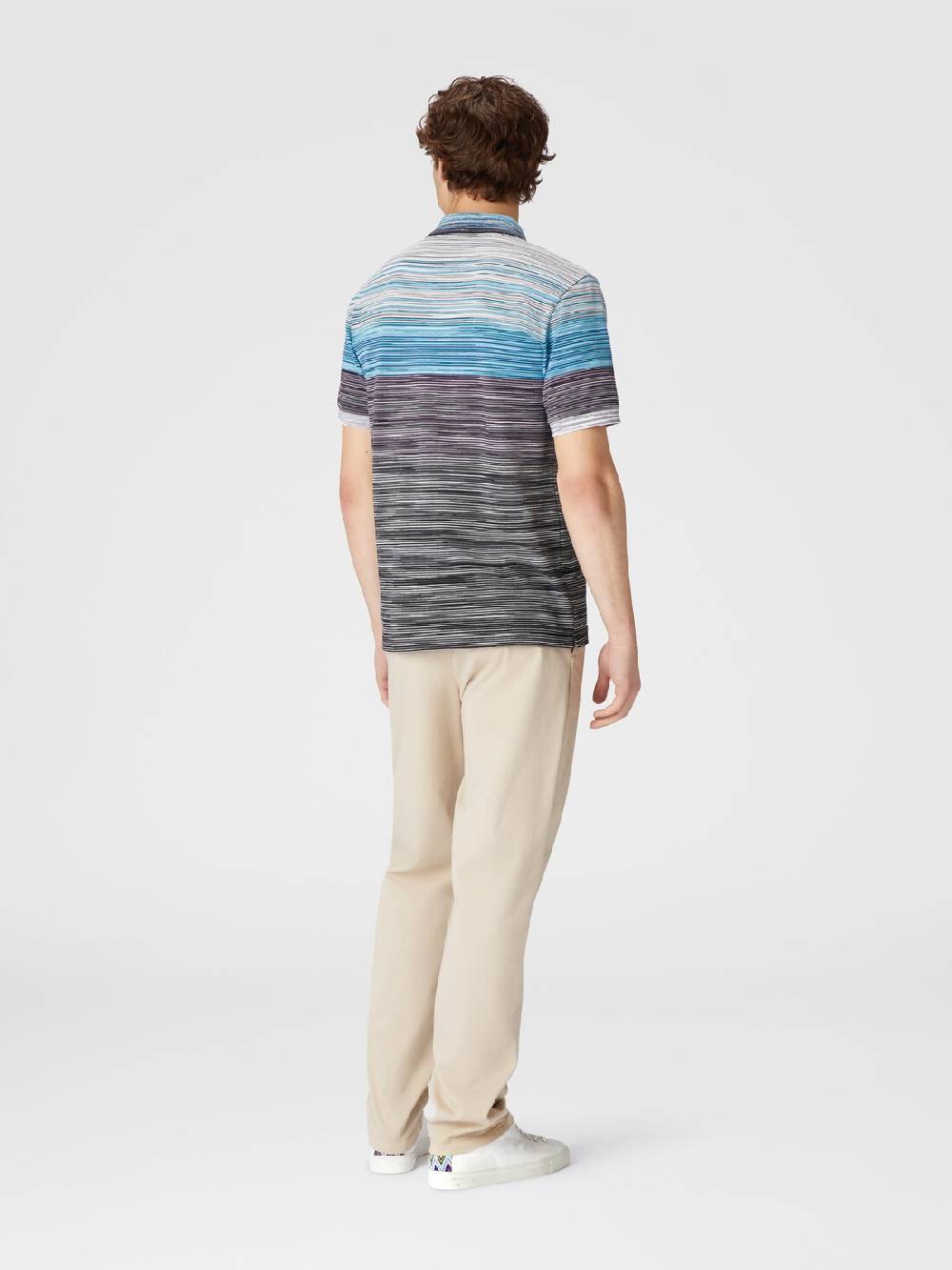 Missoni Polo in piquet di cotone fiammato Only for today