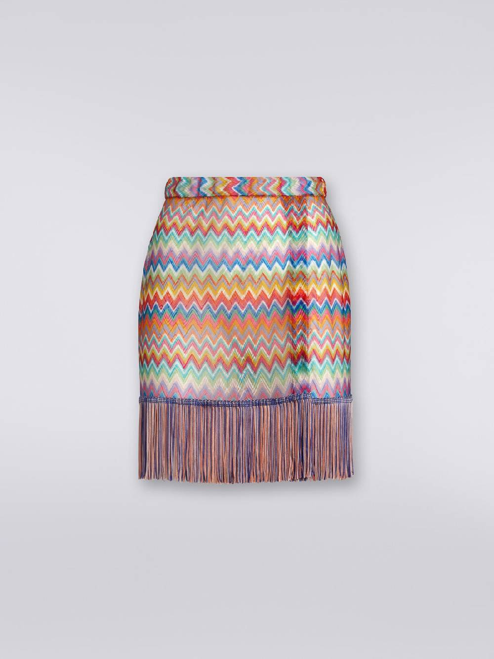 Missoni Minigonna copricostume a portafoglio con frange Sostegno trimestrale