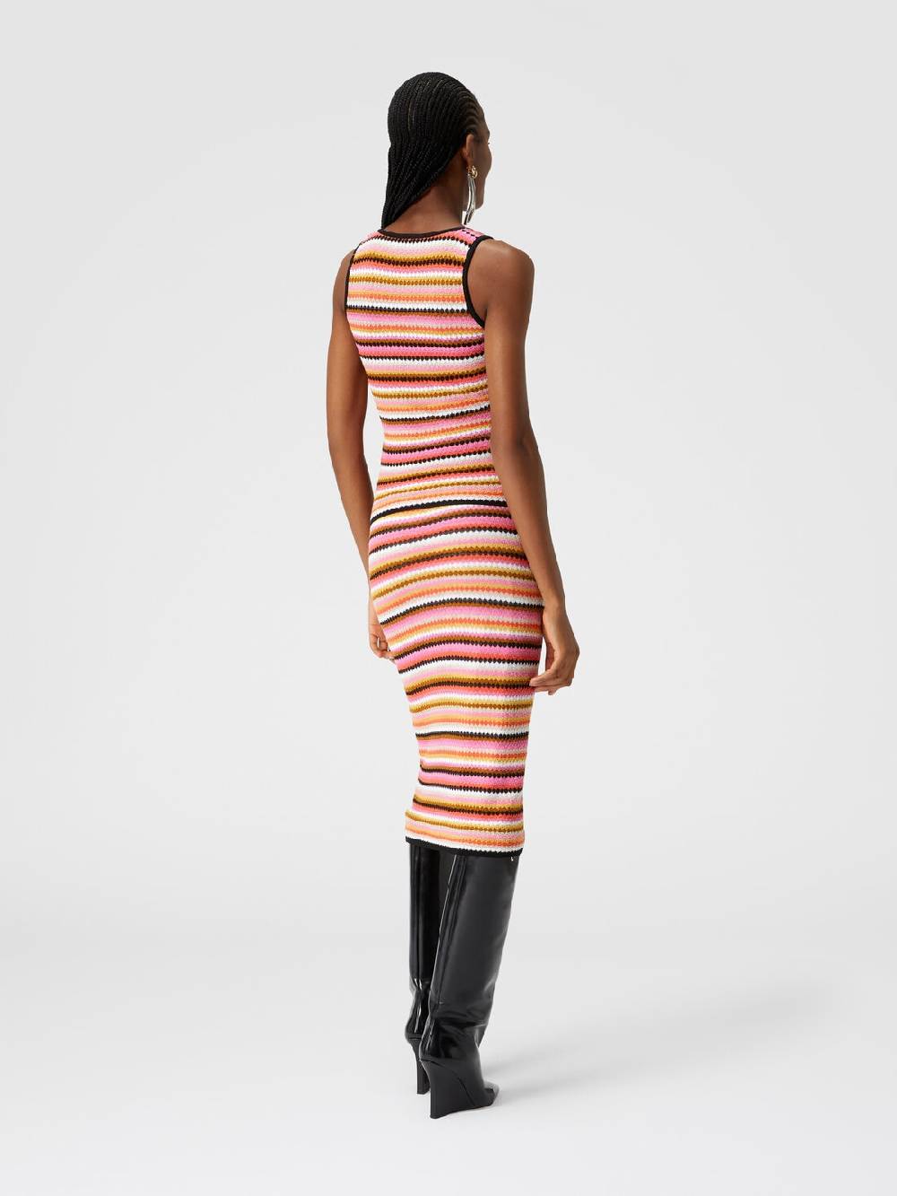 Missoni Canottiera rigata in cotone e viscosa 50% di sconto con spedizione gratuita