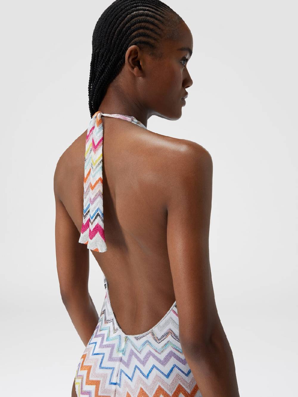 Missoni Costume intero in viscosa zig zag con lurex Qualità Garantita