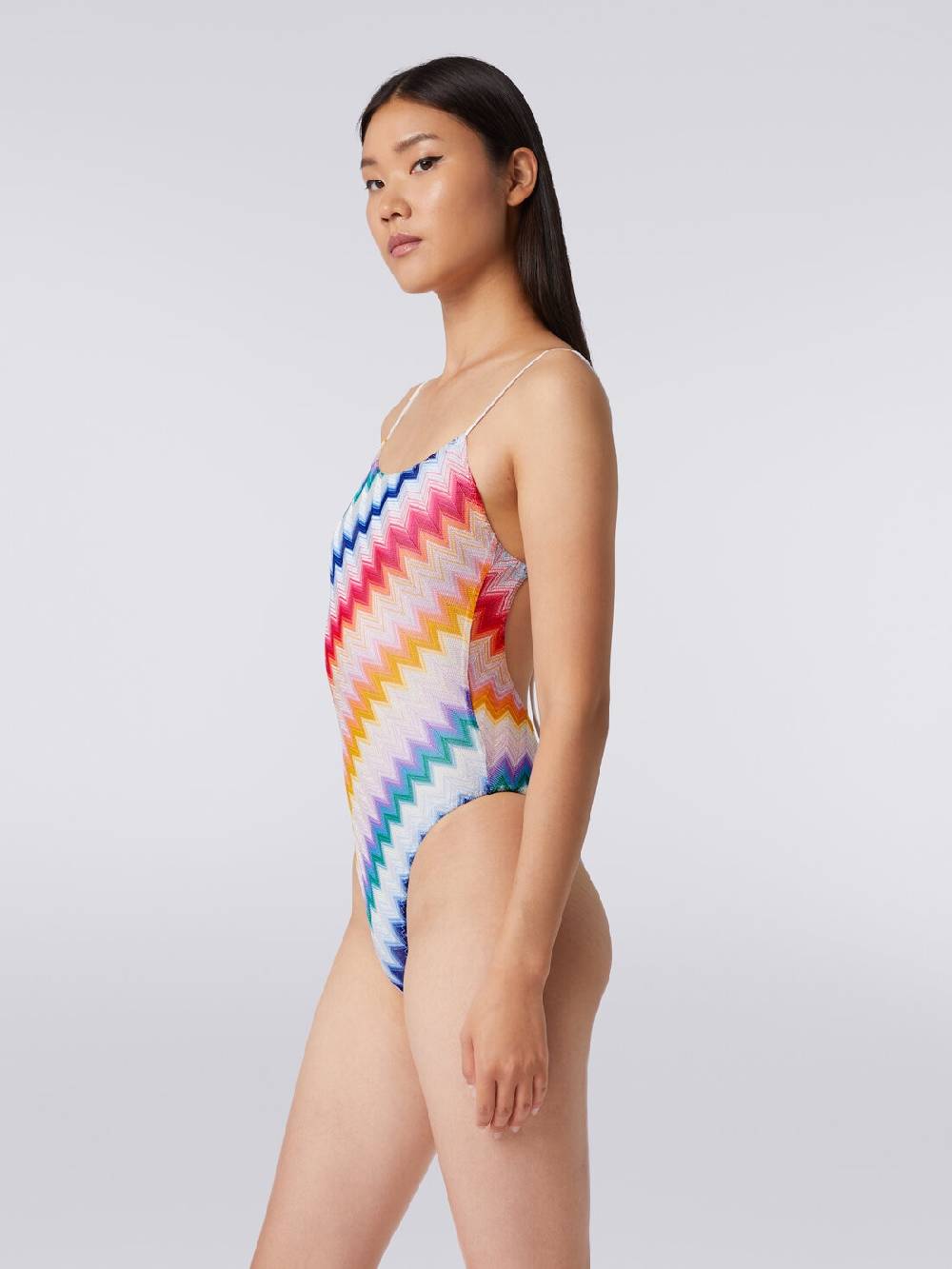 Missoni Costume intero zig zag con lurex Consegna Veloce