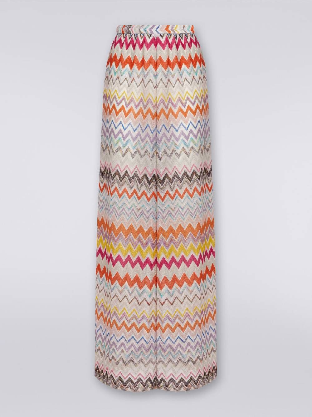 Missoni Pantaloni a palazzo in misto viscosa chevron lamé Promozione Limitata