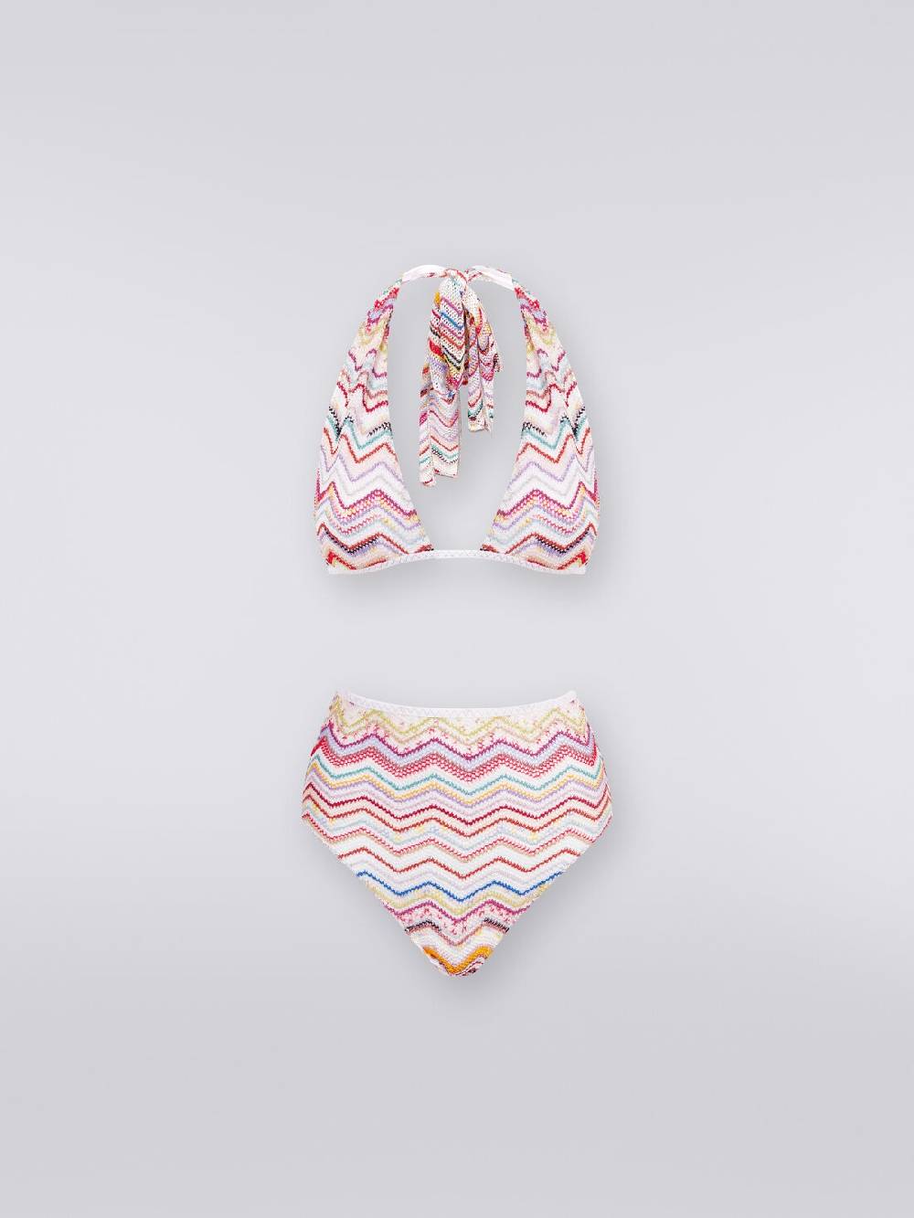 Missoni Bikini in crochet con lurex e slip a vita alta Shopping Online