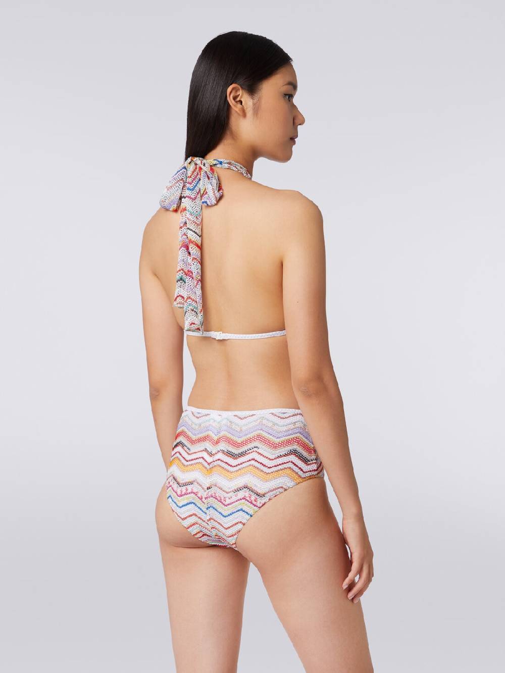Missoni Bikini in crochet con lurex e slip a vita alta Shopping Online