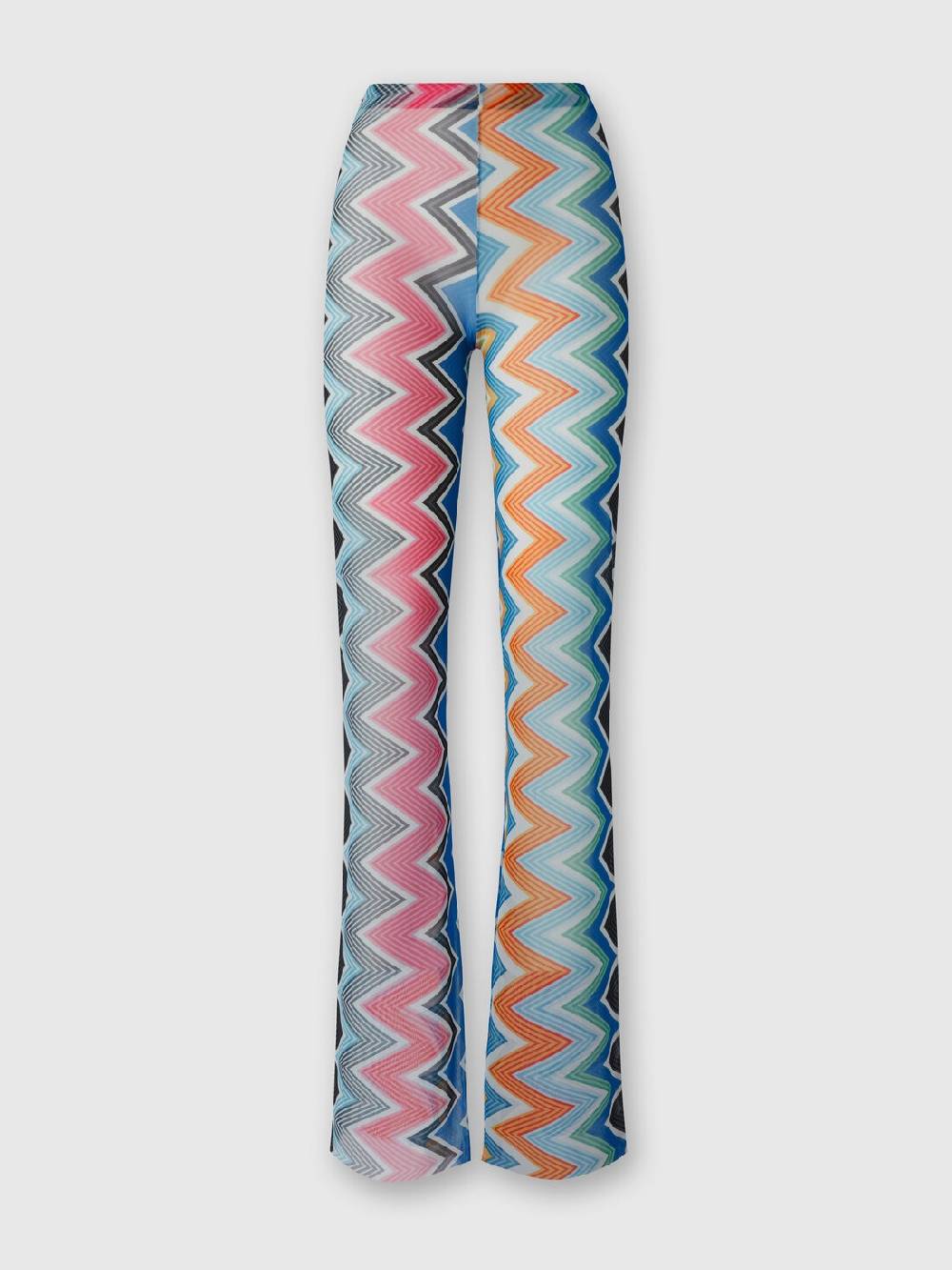 Missoni Pantaloni copricostume in tulle stampa zig zag Novità