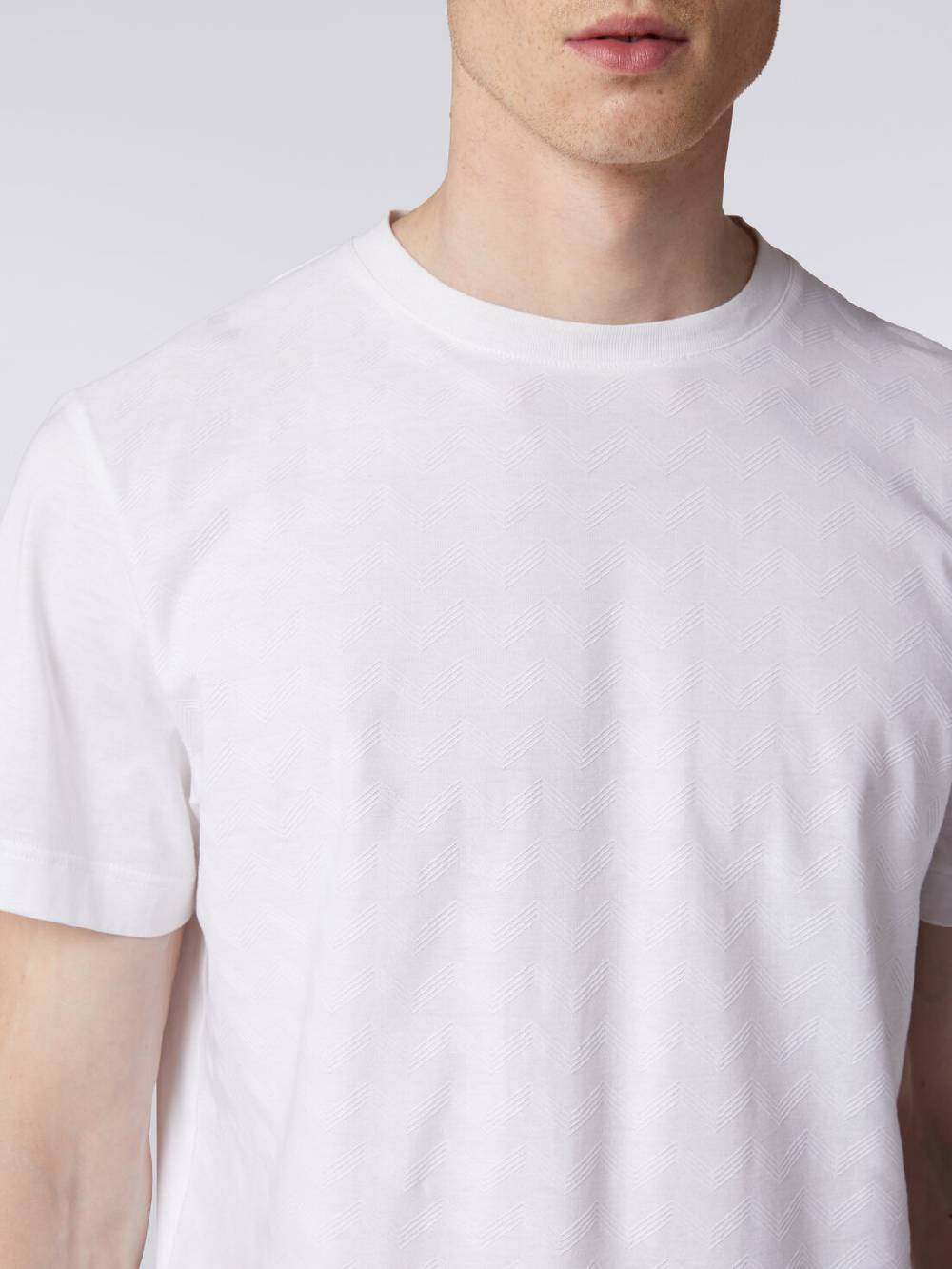 Missoni T-shirt a maniche corte in cotone zig zag Economico