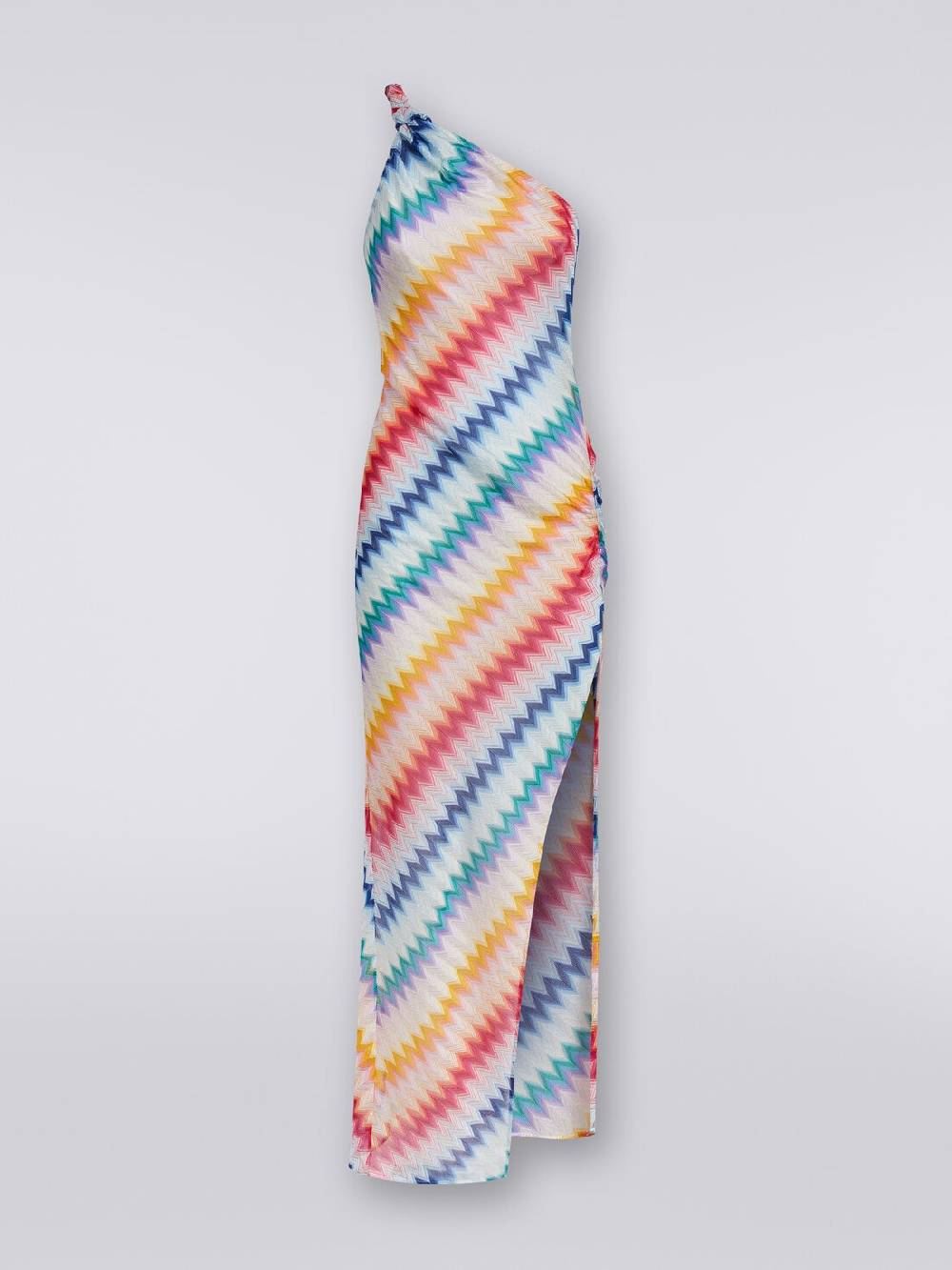 Missoni Copricostume monospalla lungo con stampa zig zag Online
