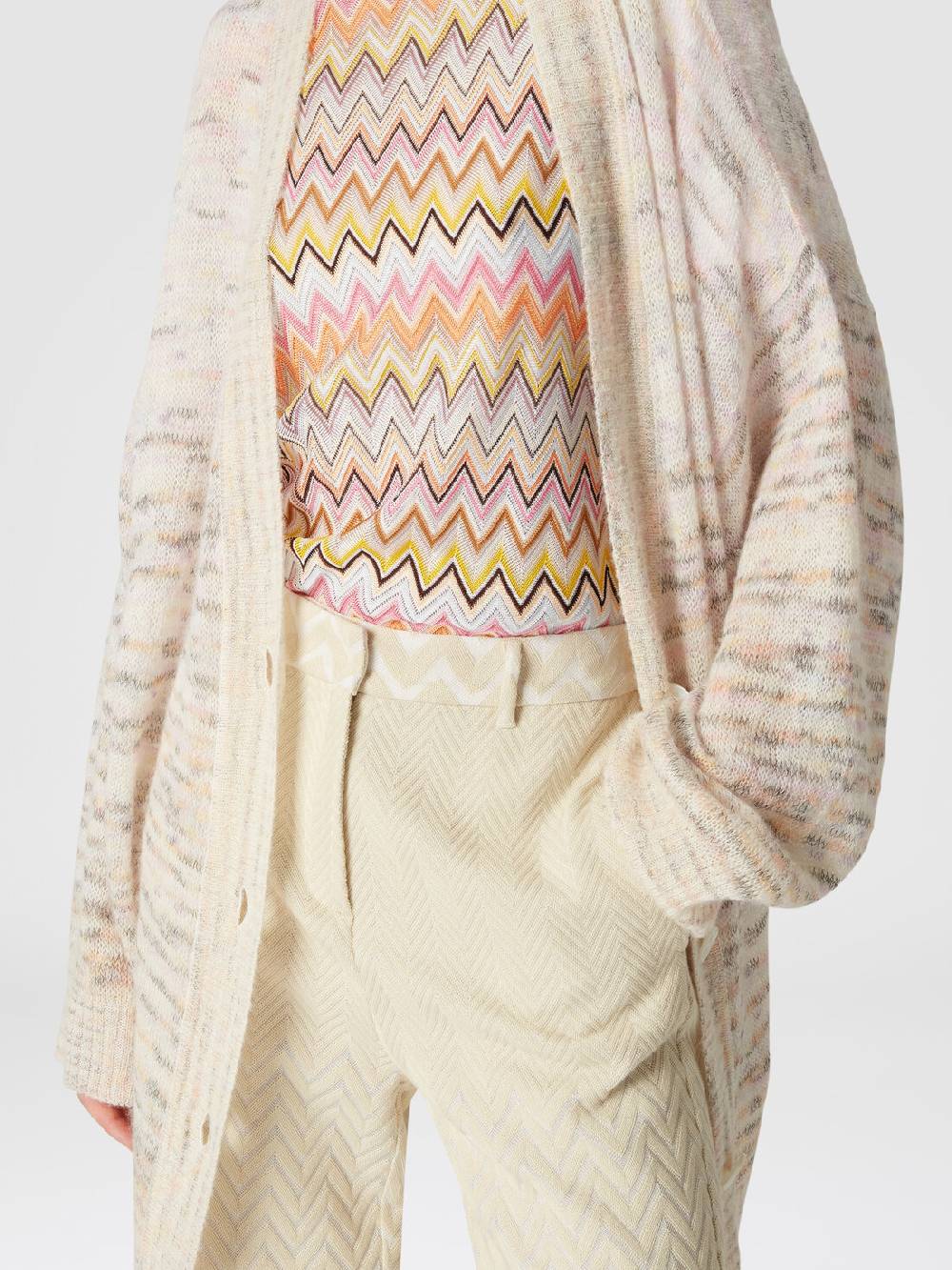 Missoni Cardigan oversize in viscosa, alpaca e lana In Vendita
