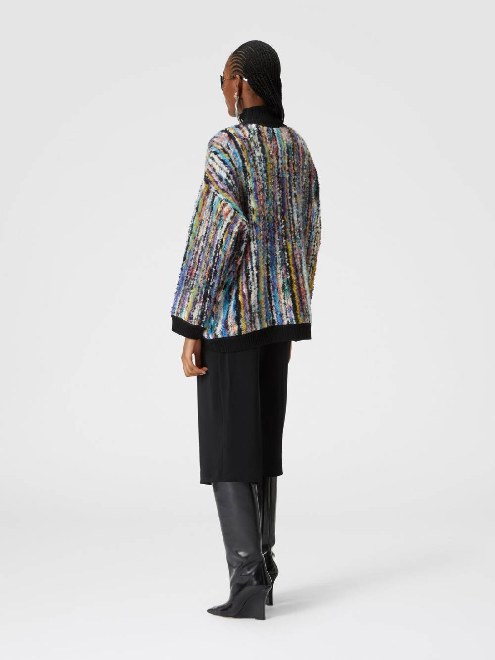 Missoni Bermuda classici in viscosa con inserto chevron Offerte