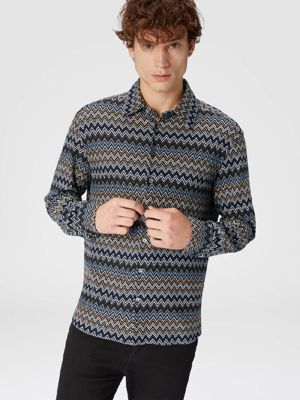 Missoni Camicia in cotone zig zag Hotsell