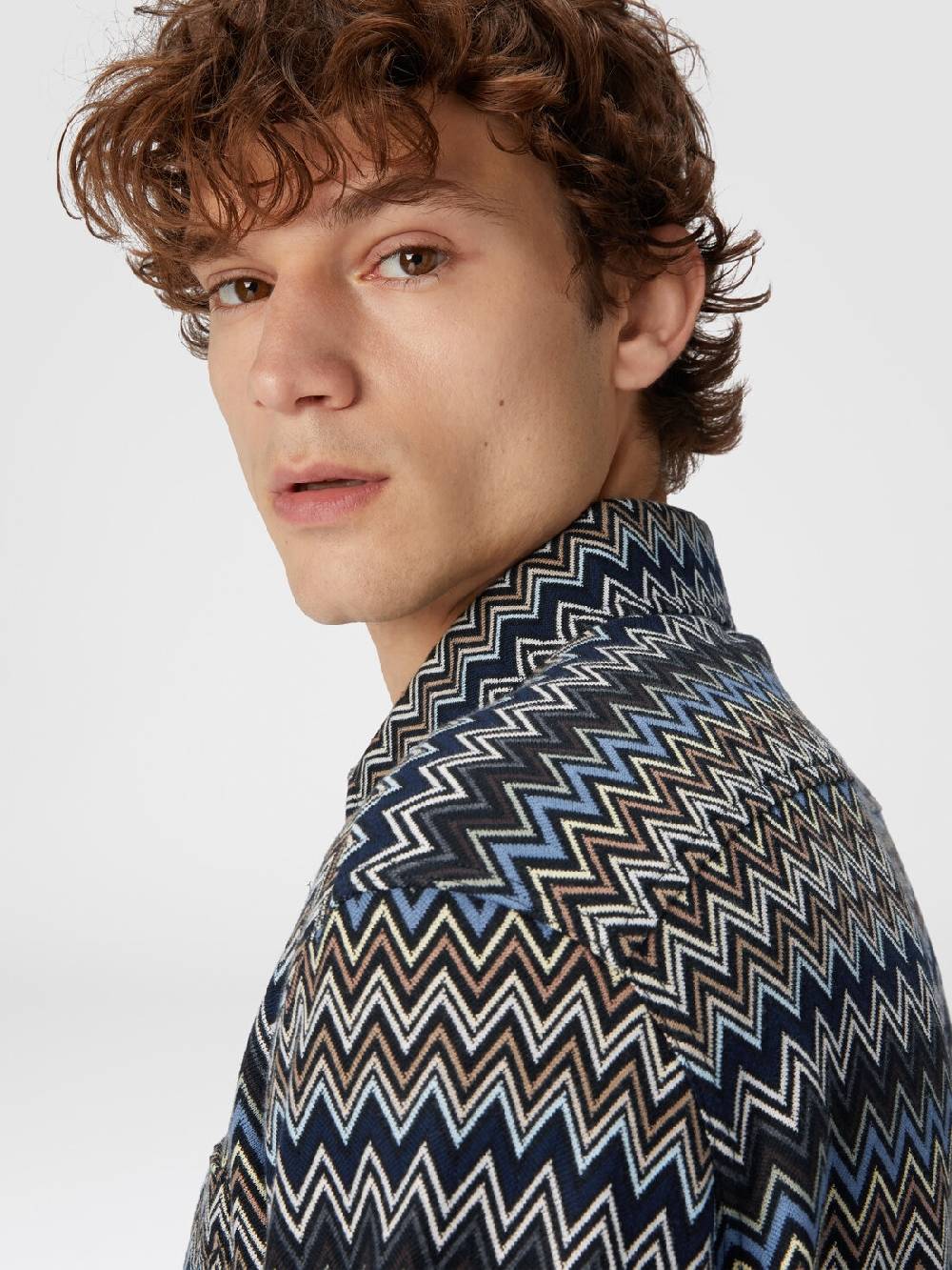 Missoni Camicia in cotone zig zag Hotsell