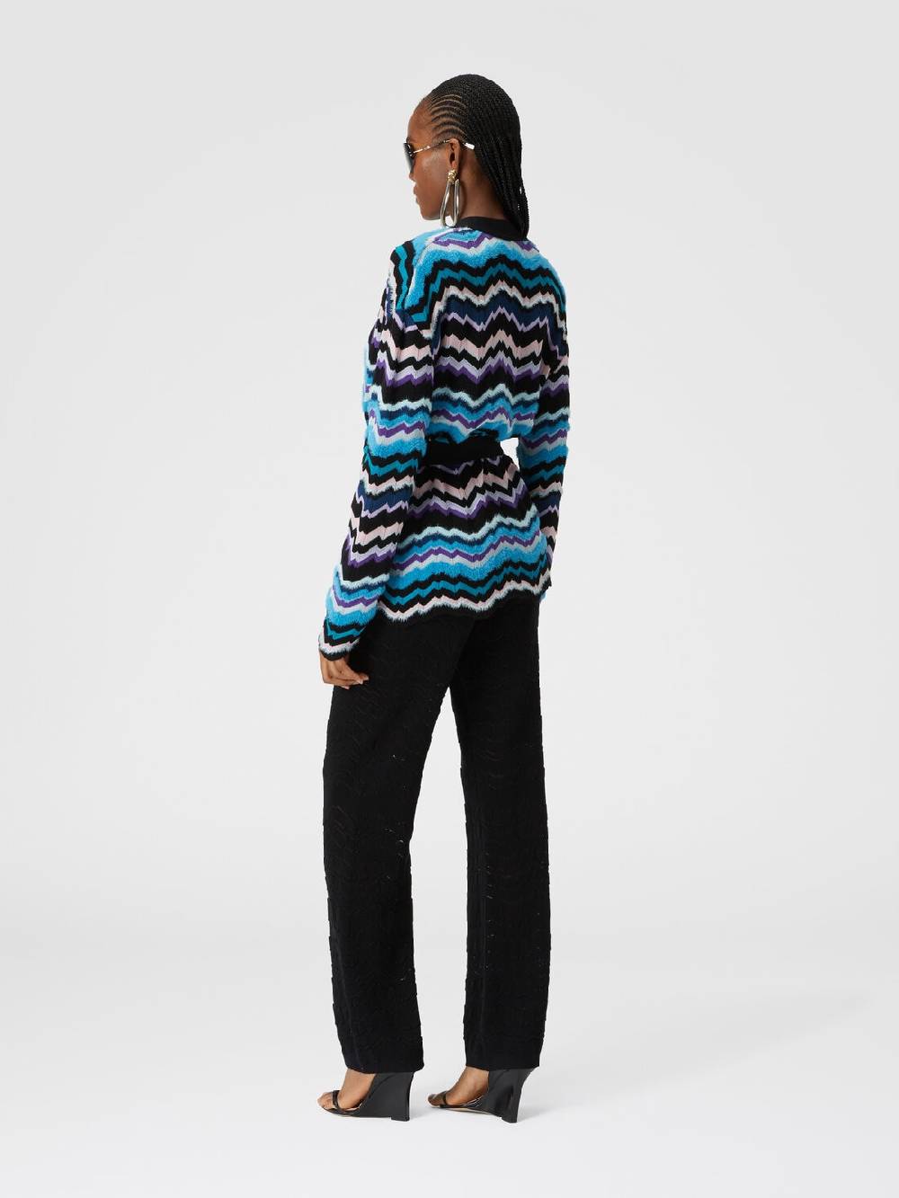 Missoni Pantapalazzo con zig zag tono su tono Negozio
