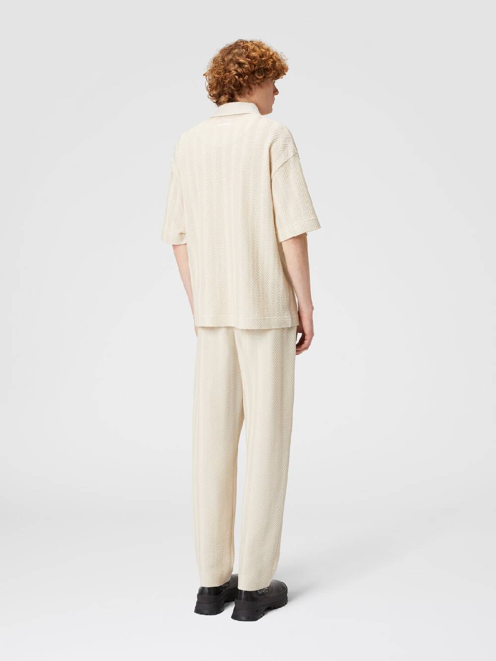 Missoni Pantaloni classici in cotone e viscosa zig zag Grande vendita
