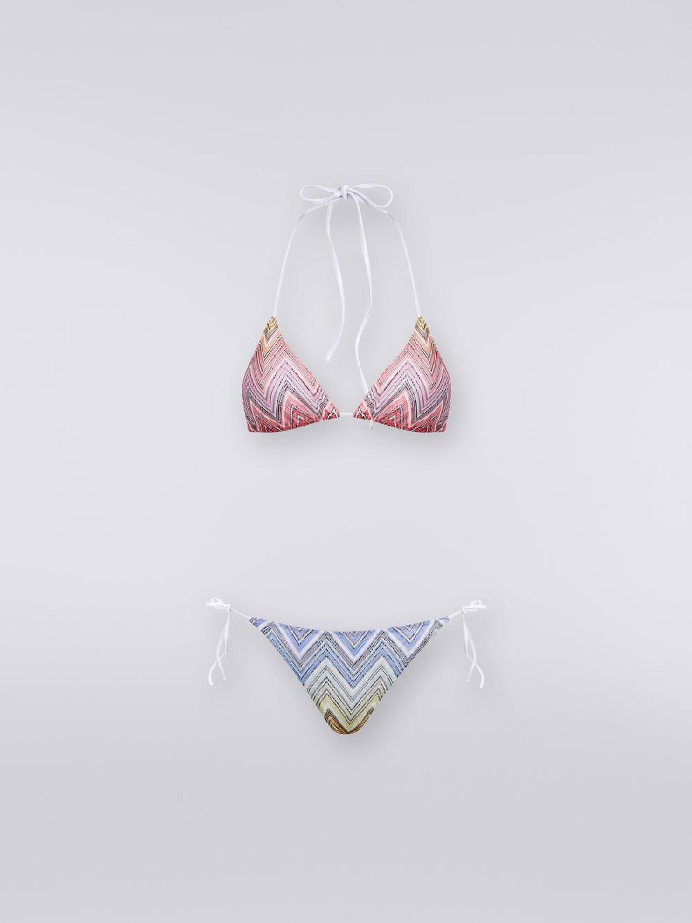 Missoni Bikini a triangolo in tessuto zig zag Fornitura limitata
