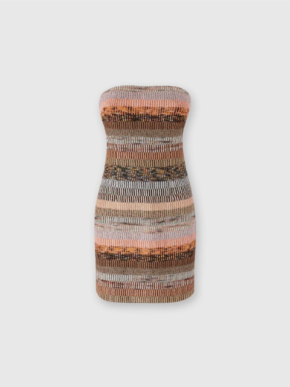 Missoni Mini-abito bustier in viscosa lamé Shopping online