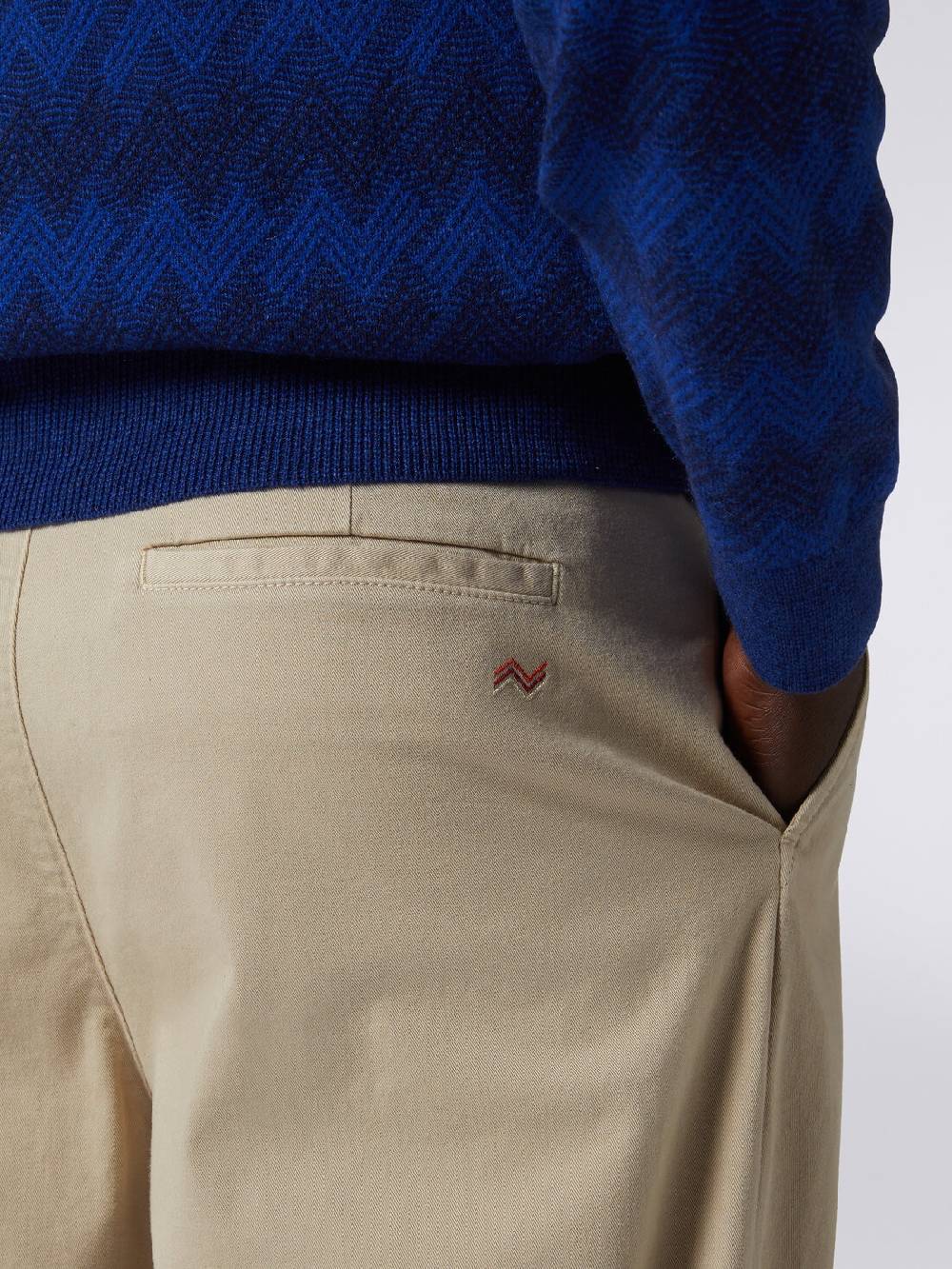 Missoni Pantaloni chino in cotone Vendite stagionali
