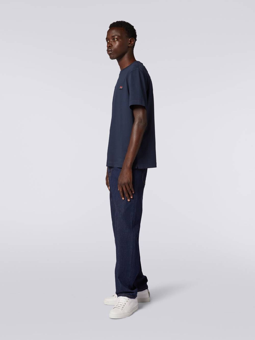 Missoni T-shirt girocollo in cotone con ricamo e logo Black Friday