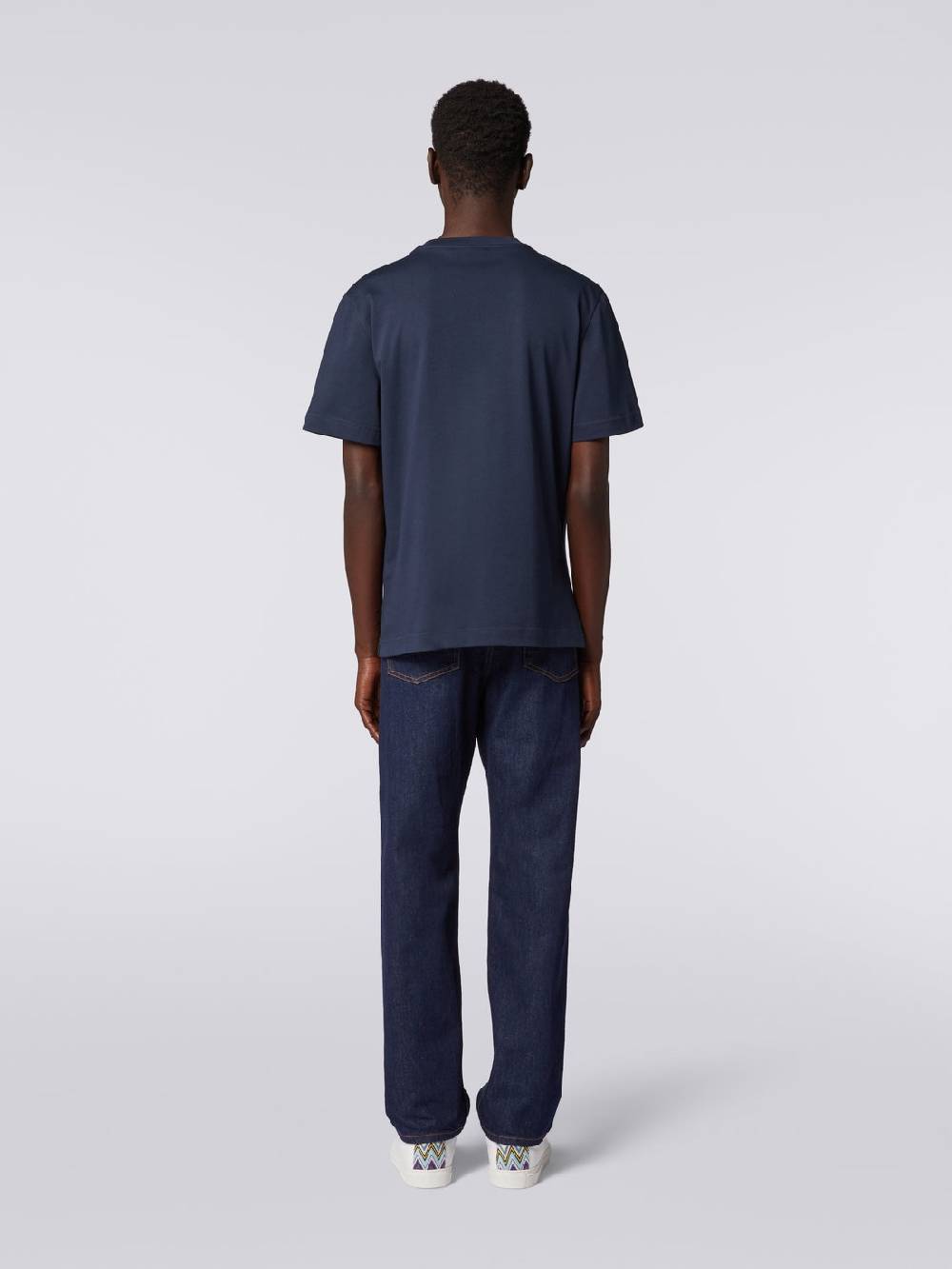 Missoni T-shirt girocollo in cotone con ricamo e logo Black Friday
