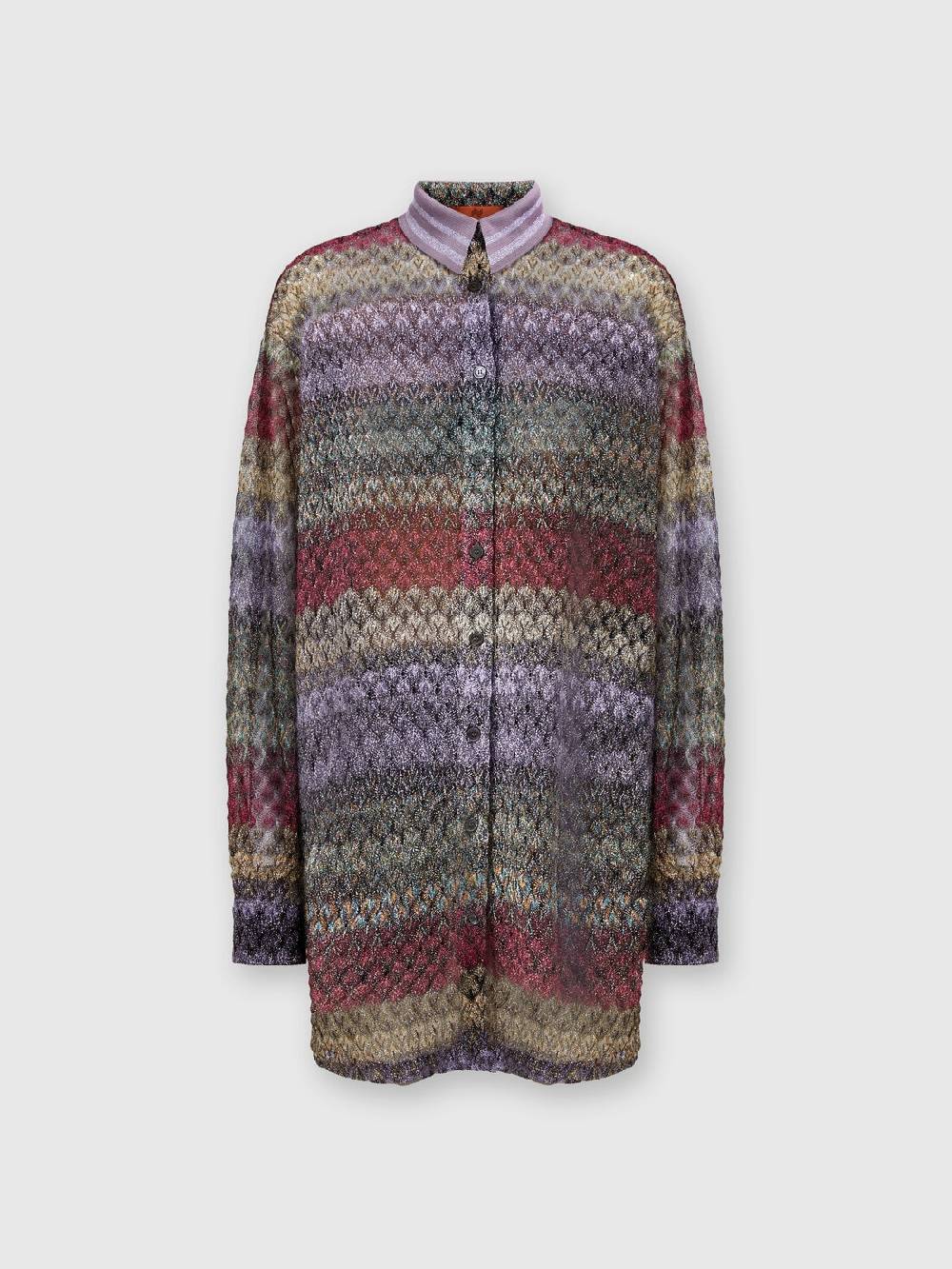 Missoni Camicia oversize con motivo pizzo lamé Cyber Monday