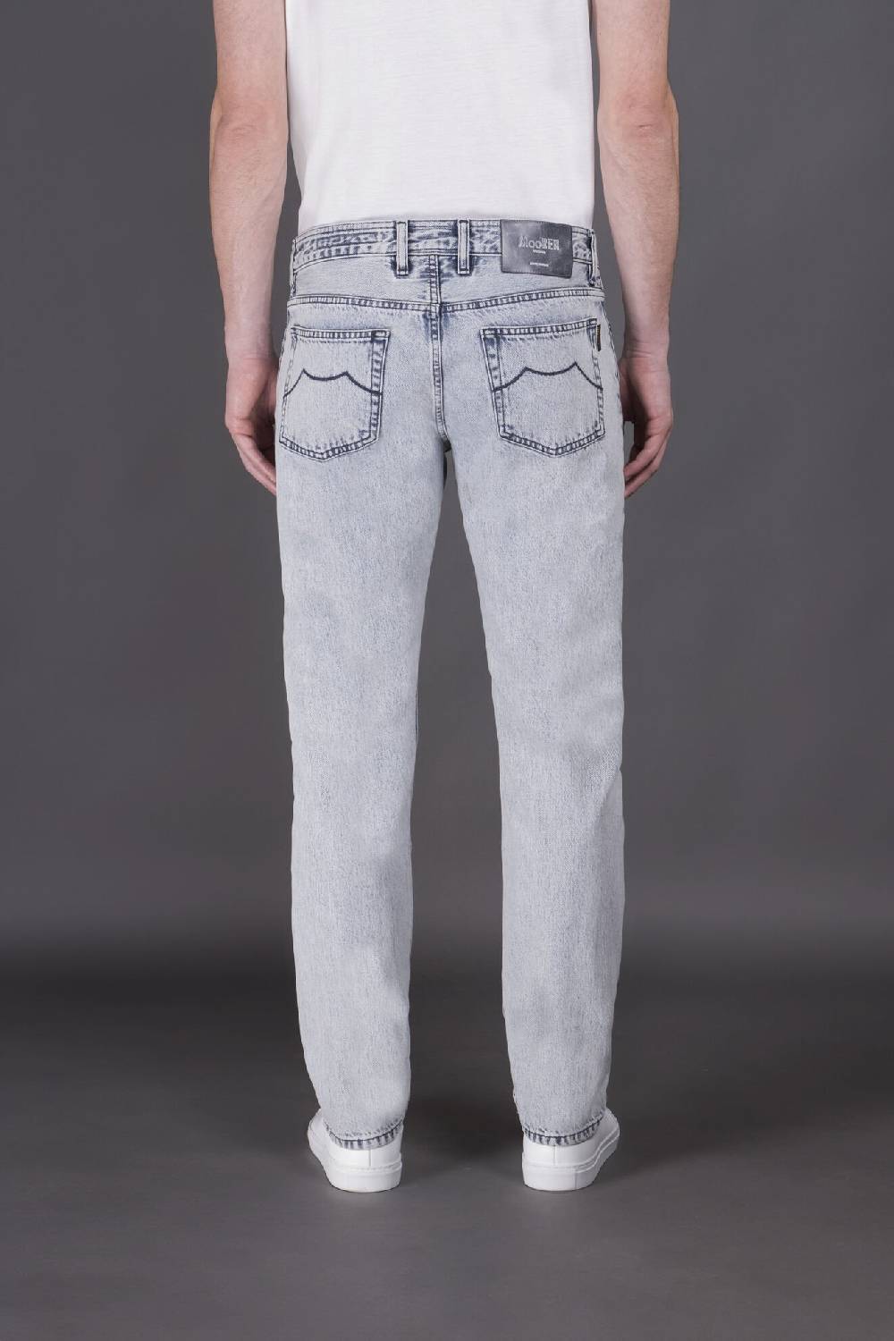 Moorer Pantaloni PAVEL-34 BLU Consegna Veloce