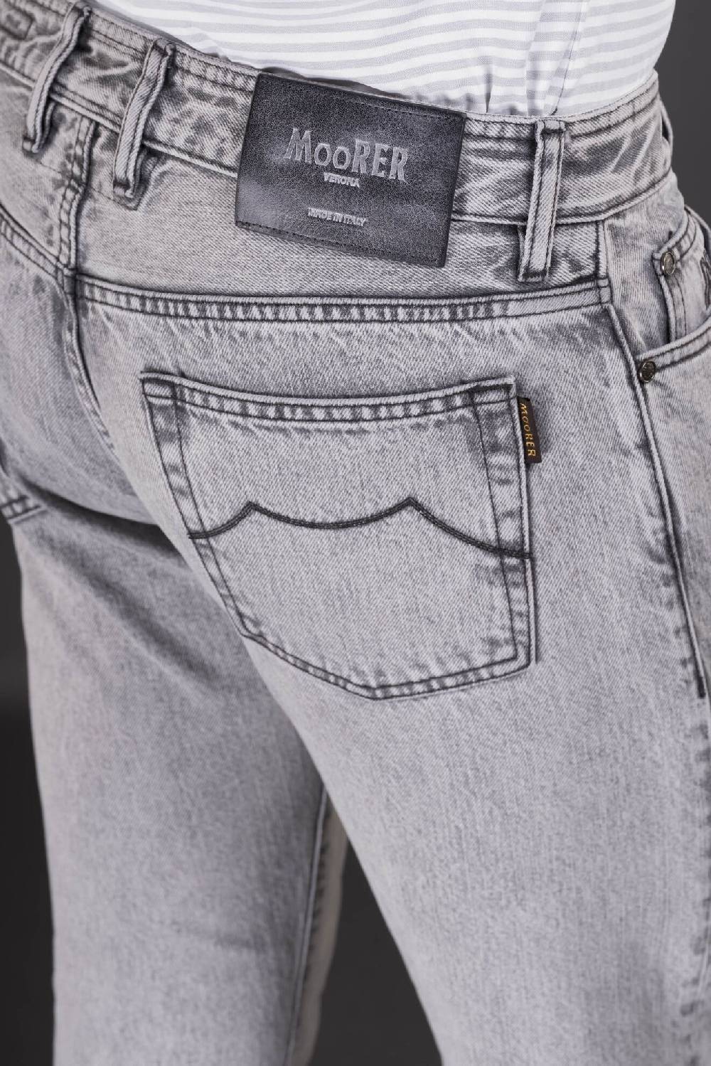 Moorer Pantaloni PAVEL-35 NERO Sconto