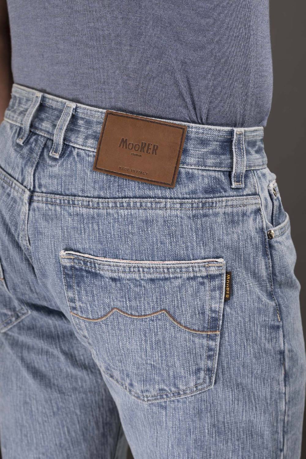 Moorer Pantaloni WOODY-10 DENIM Saldi Di Fabbrica