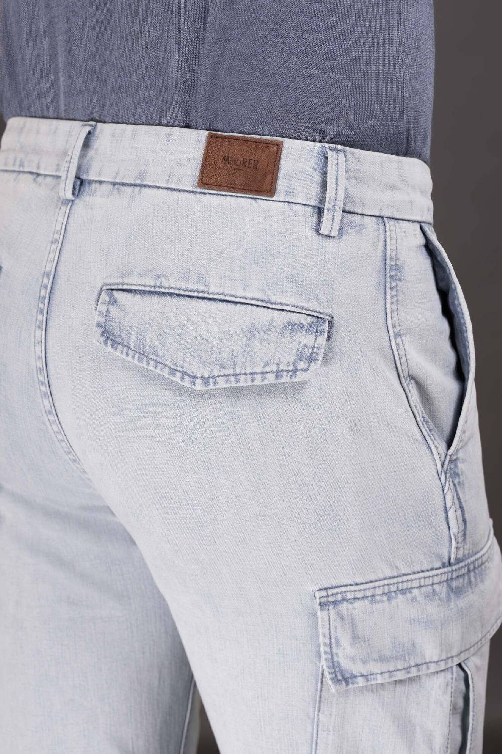 Moorer Pantaloni BRODY-01 LIGHT DENIM In Saldo